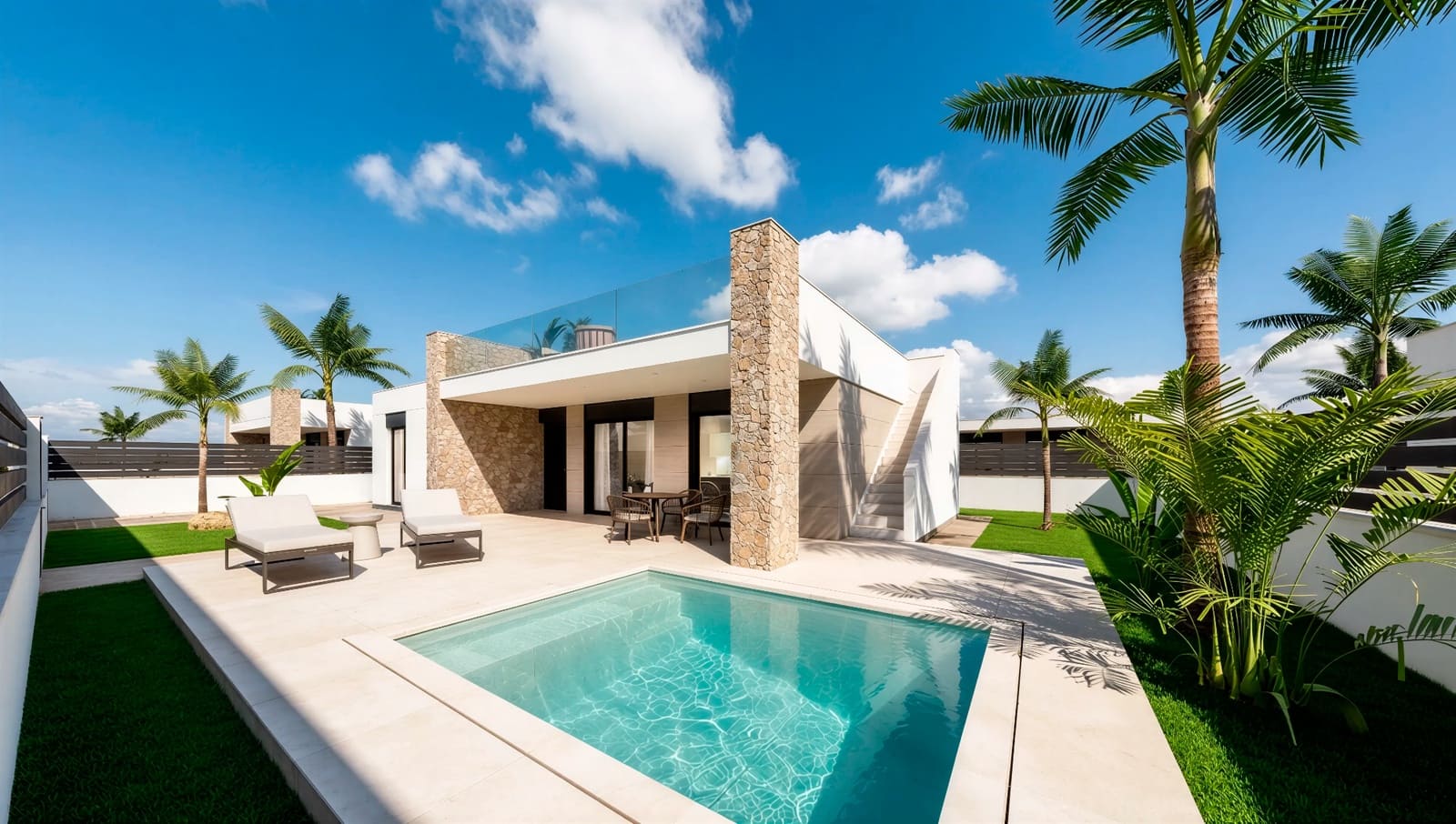 2 soveværelse Villa til salg i Isla Plana med swimmingpool garage - € 460.000 (Ref: 10185479)