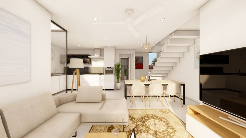 3 camera da letto Villetta Bifamiliare in vendita in Los Urrutias con piscina - 384.000 € (Rif: 6899660)