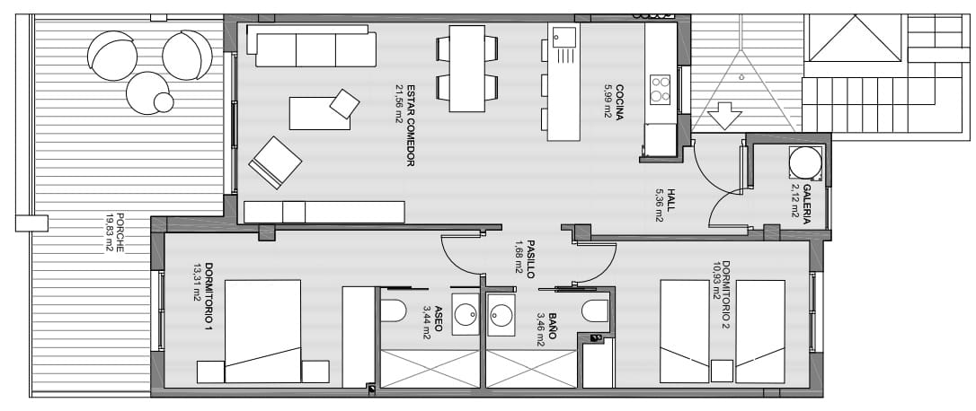 2 sypialnia Apartament na sprzedaż w El Raso z basenem - 274 000 € (Ref: 7539431)