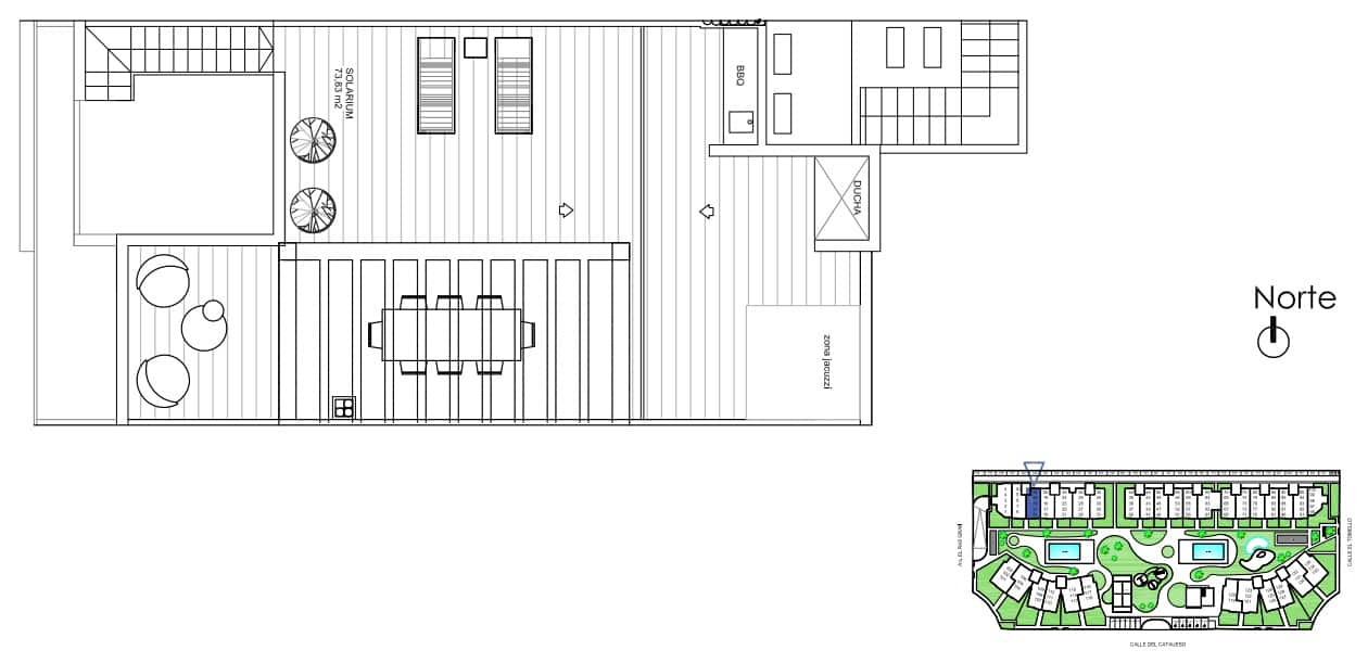 2 slaapkamer Penthouse te koop in El Raso met zwembad - € 370.000 (Ref: 7541843)