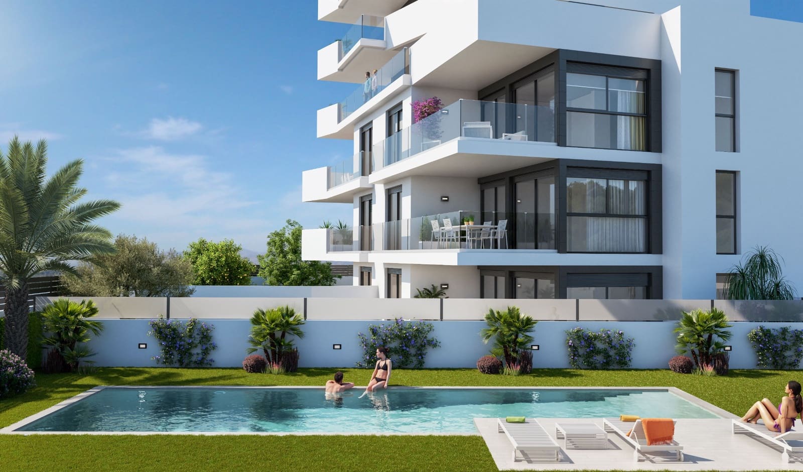 3 soveværelse Lejlighed til salg i Guardamar del Segura med swimmingpool - € 386.000 (Ref: 8244479)