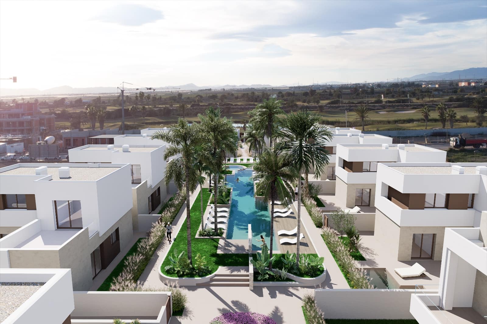 3 sypialnia Willa na sprzedaż w Los Alcazares z basenem garażem - 599 000 € (Ref: 9130867)