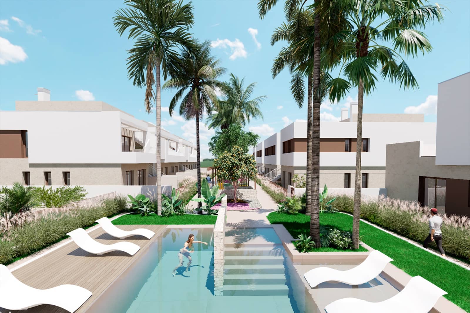 3 sypialnia Willa na sprzedaż w Los Alcazares z basenem garażem - 599 000 € (Ref: 9130867)