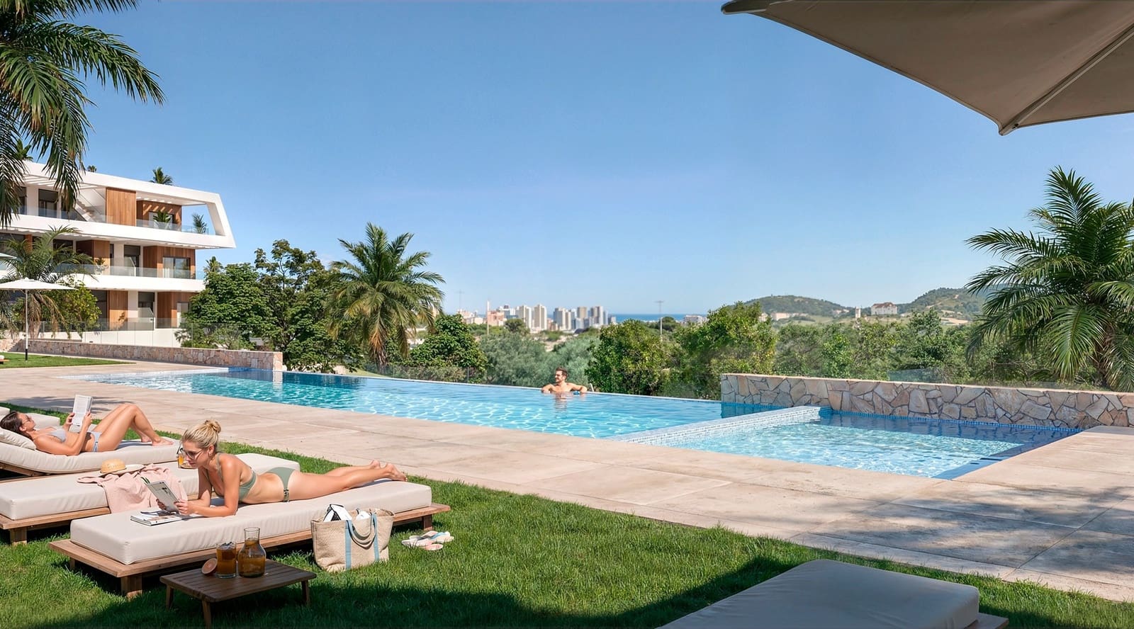 3 soveværelse Lejlighed til salg i Finestrat med swimmingpool garage - € 583.000 (Ref: 9990337)