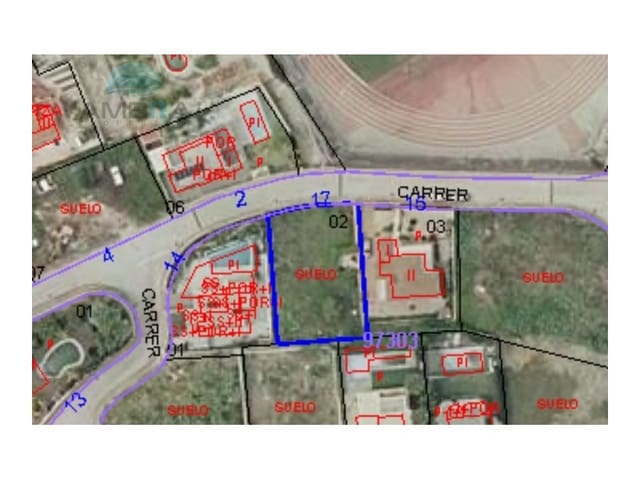 Tomt till salu i Pego - 120 000 € (Ref: 9412552)