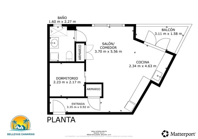 1 Zimmer Apartment zu verkaufen in Tacoronte - 140.000 € (Ref: 10166198)