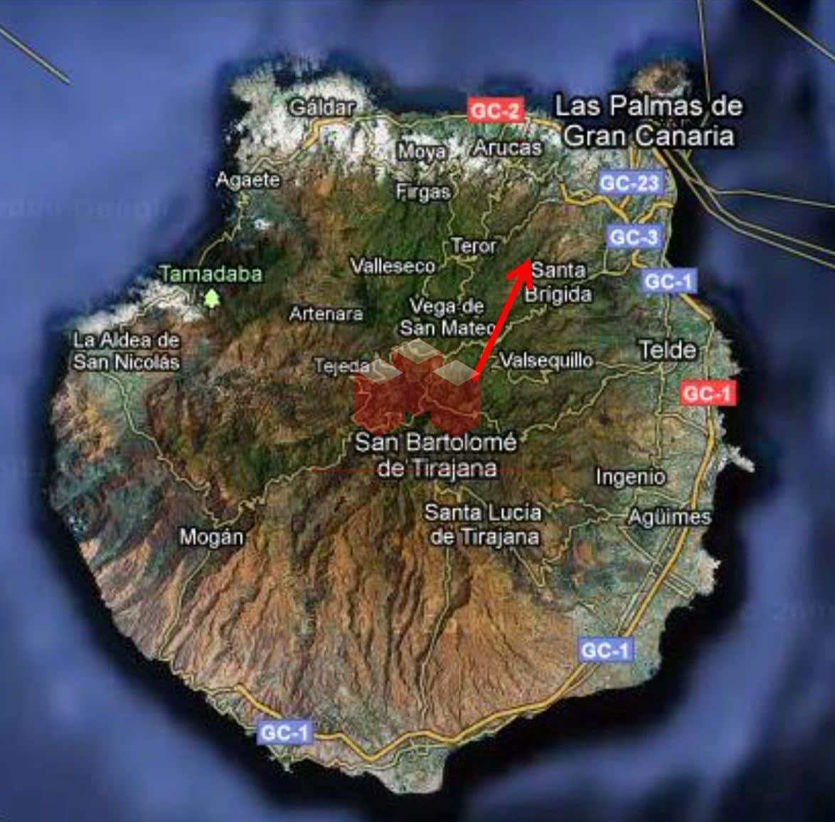 Byggegrund til salg i Santa Brigida - € 210.000 (Ref: 7645775)