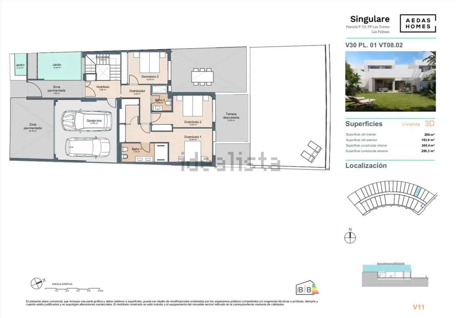 3 soveværelse Villa til salg i Las Palmas de Gran Canaria med garage - € 998.000 (Ref: 8594196)