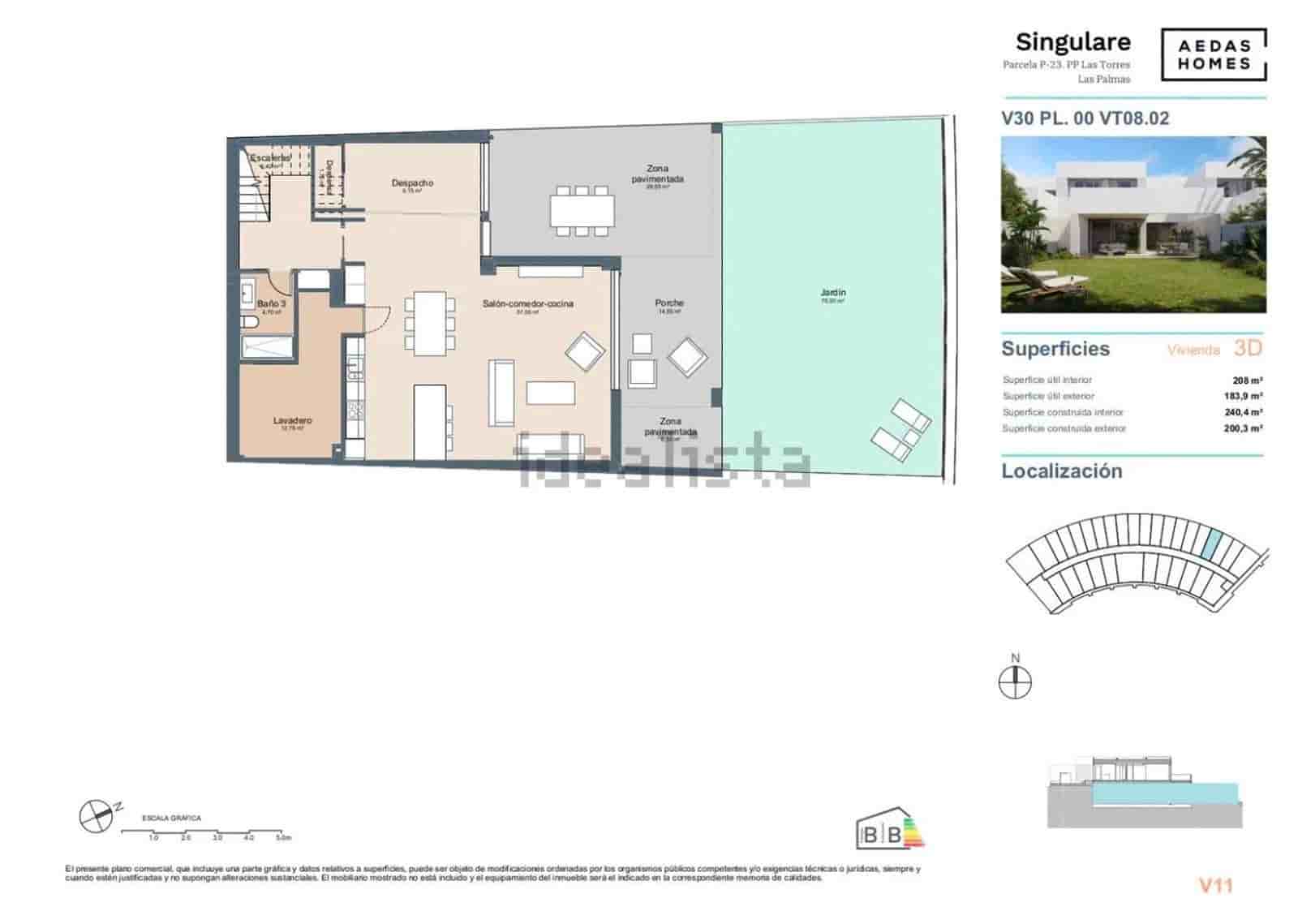 3 soveværelse Villa til salg i Las Palmas de Gran Canaria med garage - € 998.000 (Ref: 8594196)