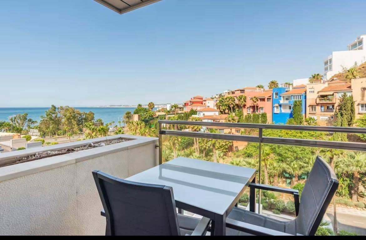 2 Zimmer Wohnung zu vermieten in Torrequebrada mit Pool Garage - 2.000 € (Ref: 10038382)