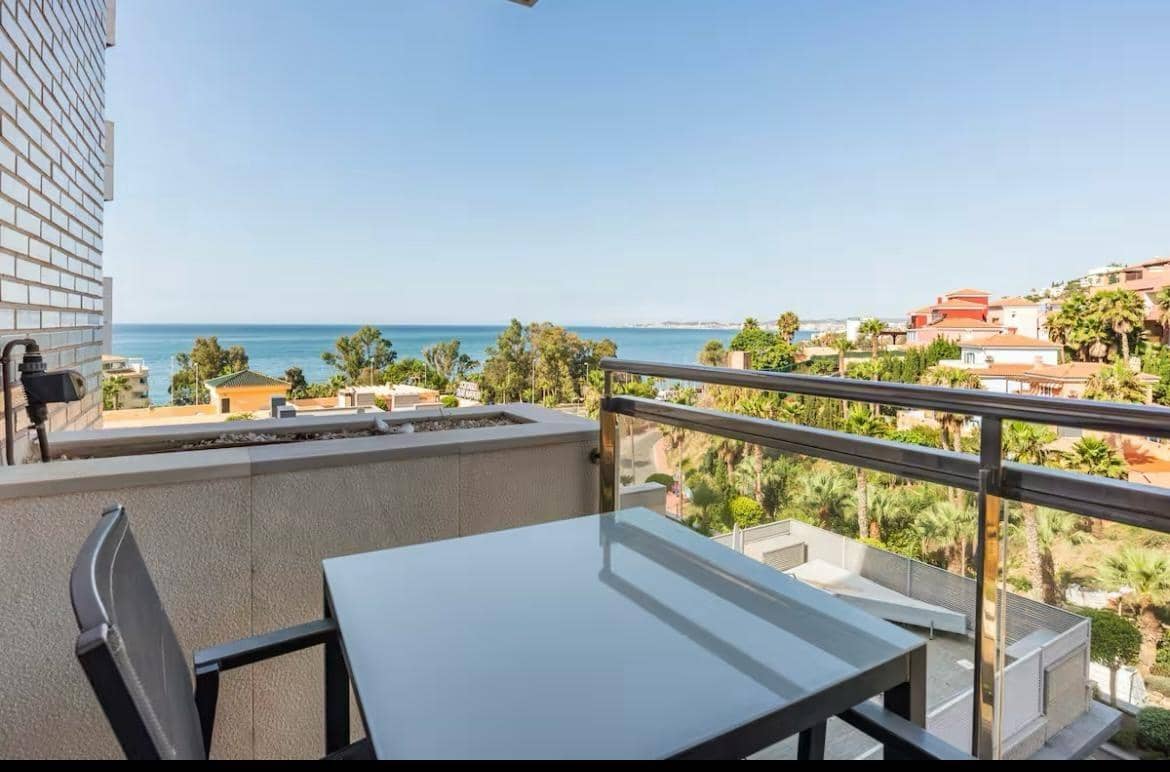 2 Zimmer Wohnung zu vermieten in Torrequebrada mit Pool Garage - 2.000 € (Ref: 10038382)