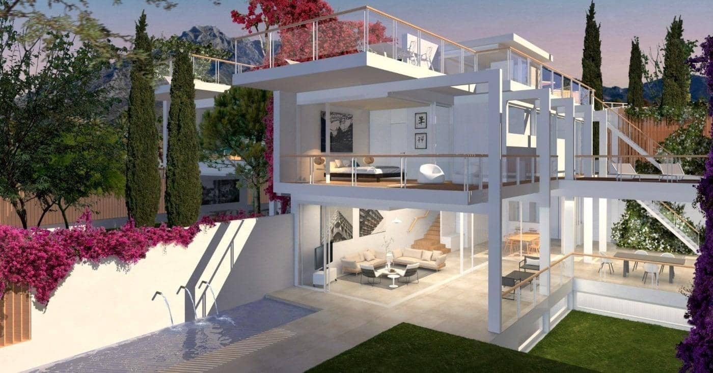 3 Zimmer Villa zu verkaufen in Marbella mit Pool - 1.950.000 € (Ref: 9387837)