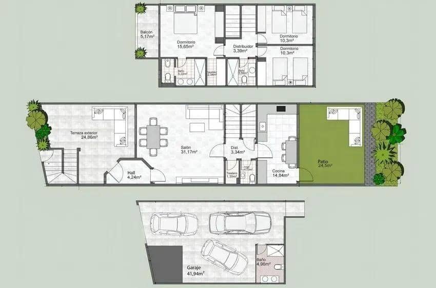 3 makuuhuone Rivitalo myytävänä paikassa Alhaurin de la Torre mukana uima-altaan 
autotalli - 450 000 € (Ref: 9387838)