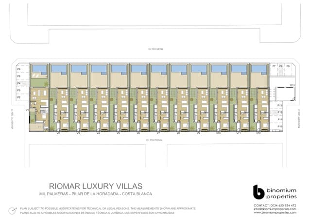 3 quarto Moradia para venda em Mil Palmeras, Pilar de la Horadada com piscina garagem - 539 900 € (Ref: 8651479)
