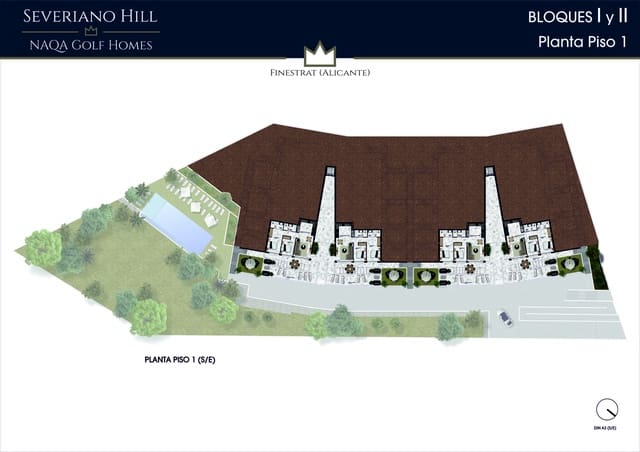 2 camera da letto Appartamento in vendita in Finestrat Pueblo, Finestrat con piscina garage - 345.000 € (Rif: 8850541)