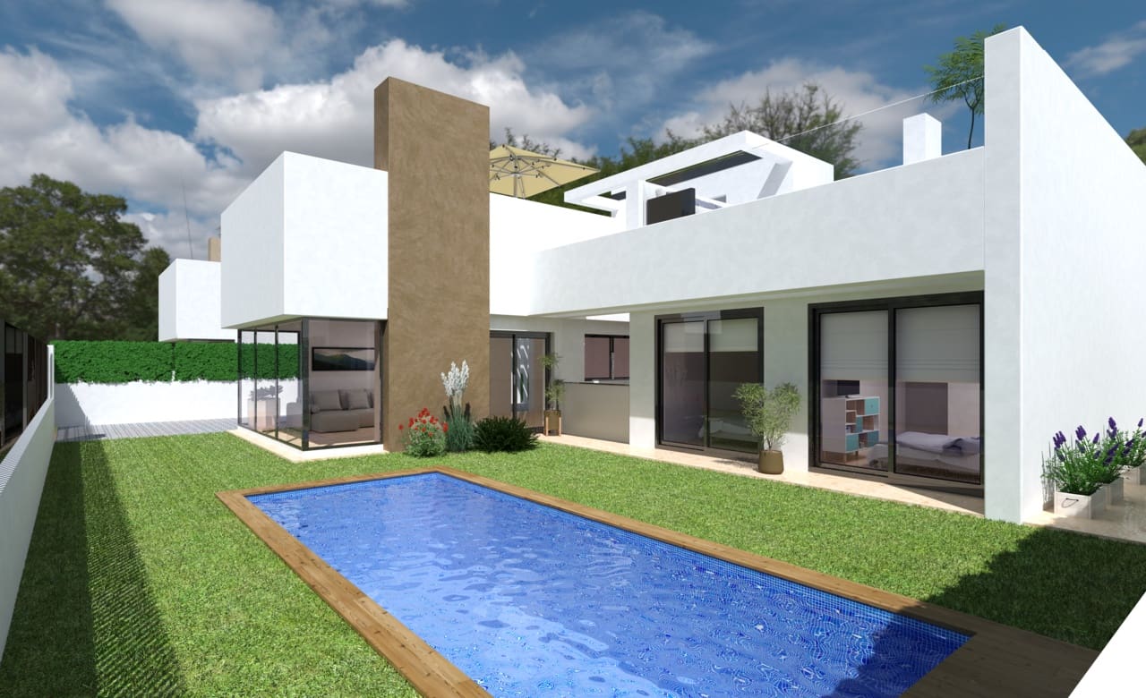 3 soveværelse Villa til salg i Los Alcazares med swimmingpool garage - € 830.000 (Ref: 9299001)