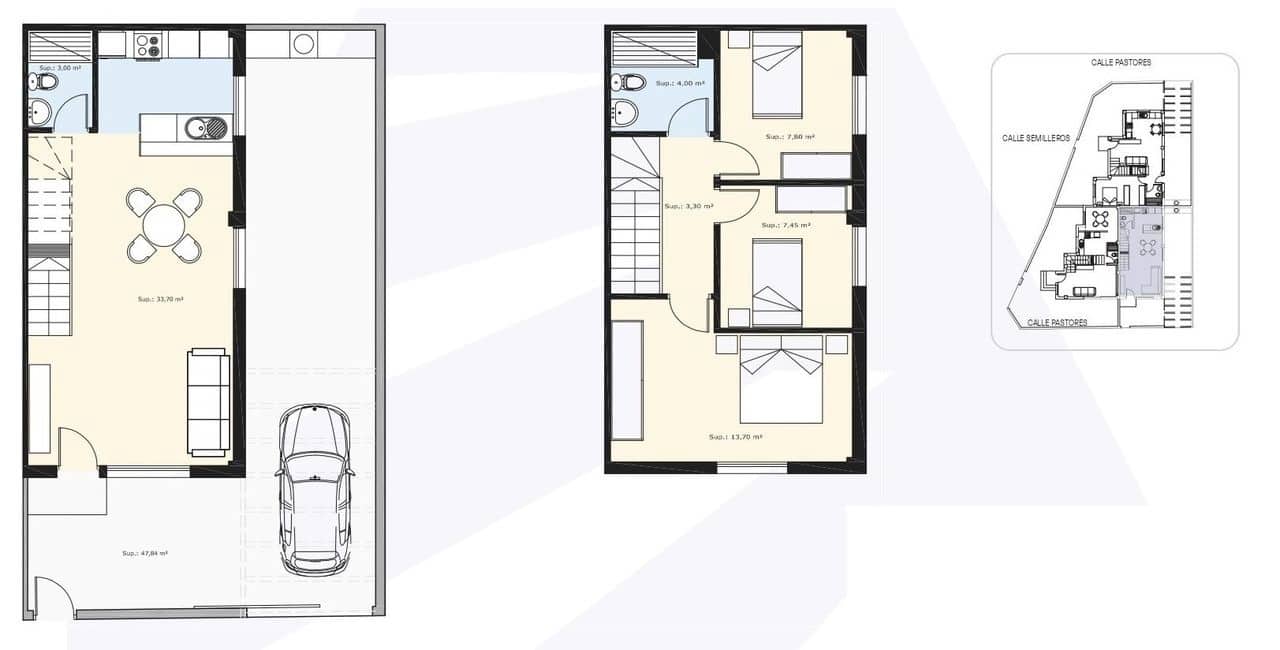3 camera da letto Casa in vendita in Pilar de la Horadada - 299.900 € (Rif: 9866118)