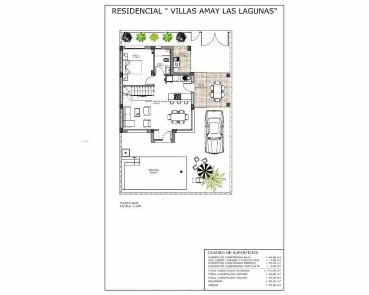 3 sypialnia Willa na sprzedaż w Ciudad Quesada z basenem garażem - 579 000 € (Ref: 9872465)