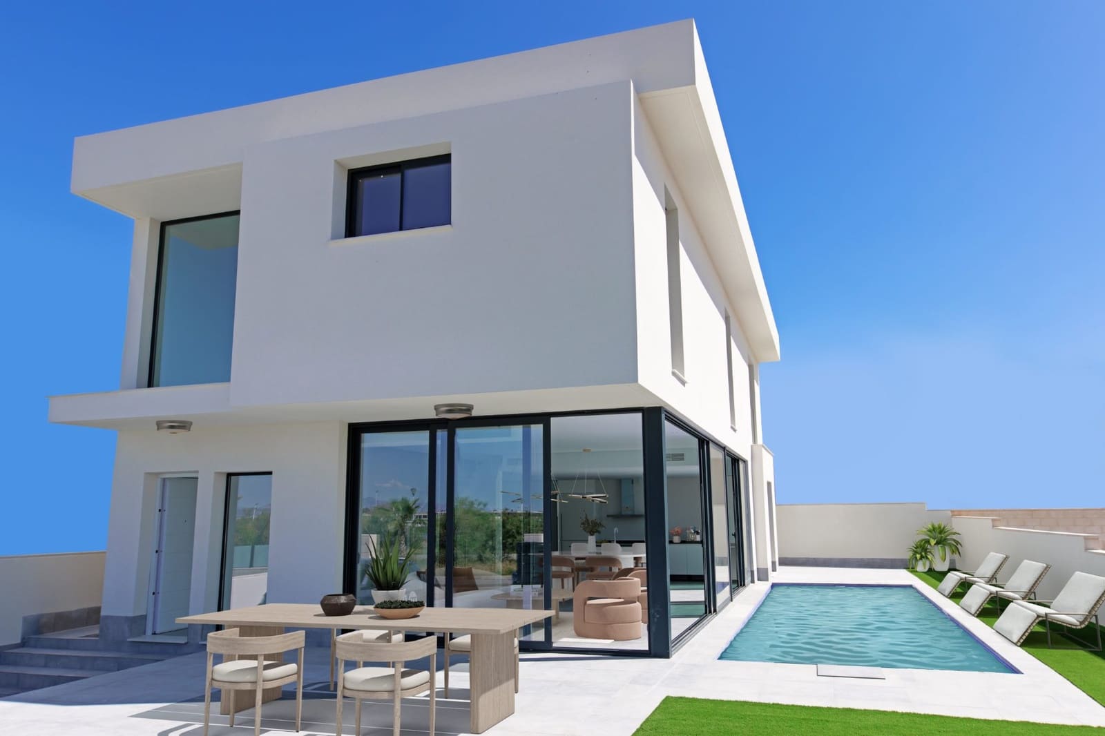 Chalet de 4 habitaciones en Gran Alacant en venta con piscina garaje - 625.000 € (Ref: 9731306)