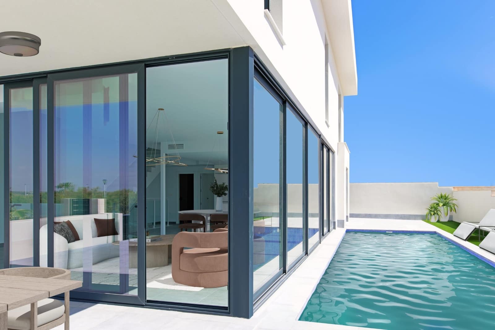 Chalet de 4 habitaciones en Gran Alacant en venta con piscina garaje - 625.000 € (Ref: 9731306)