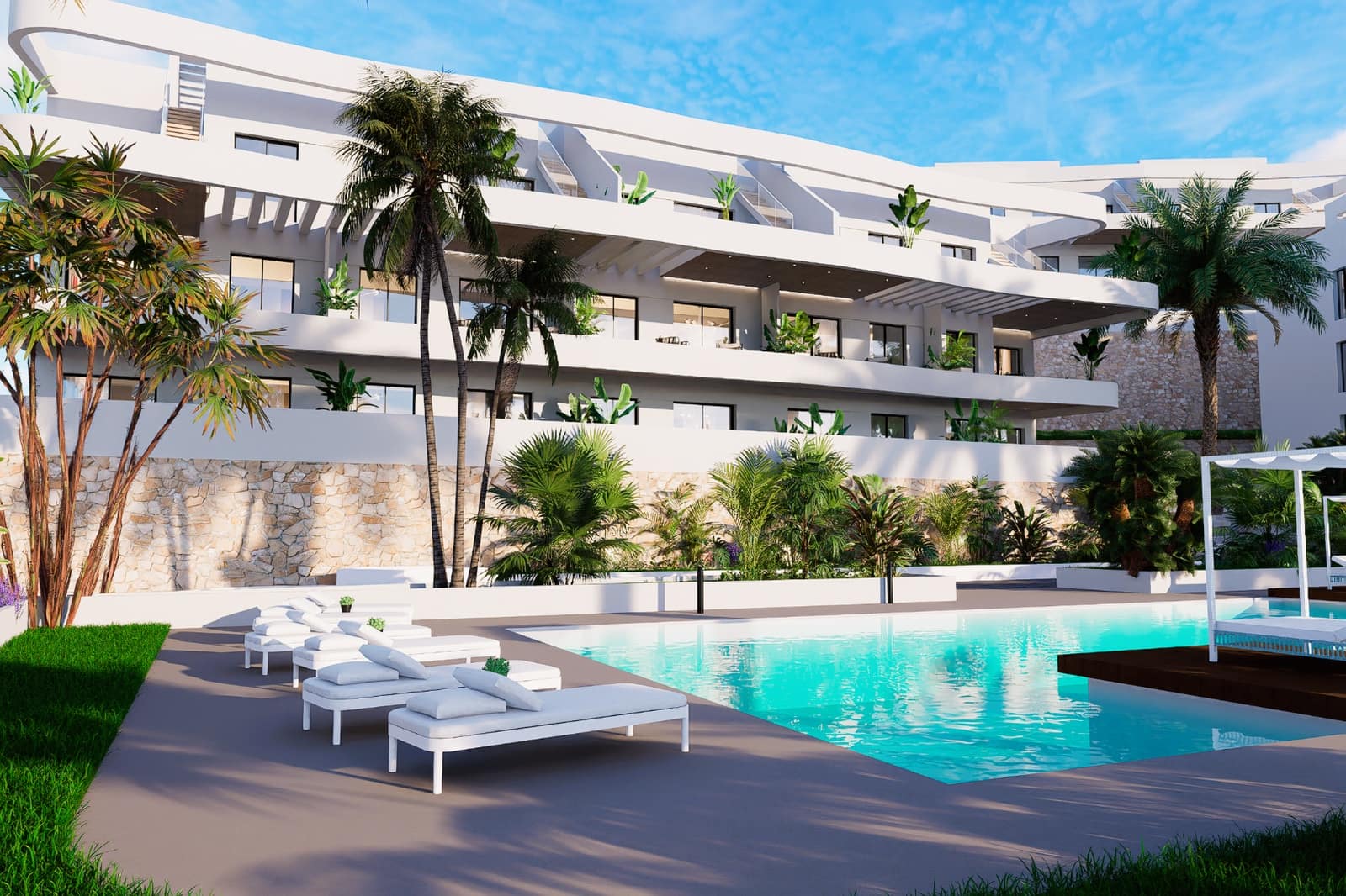 2 soveværelse Lejlighed til salg i Finestrat med swimmingpool garage - € 319.900 (Ref: 9731312)