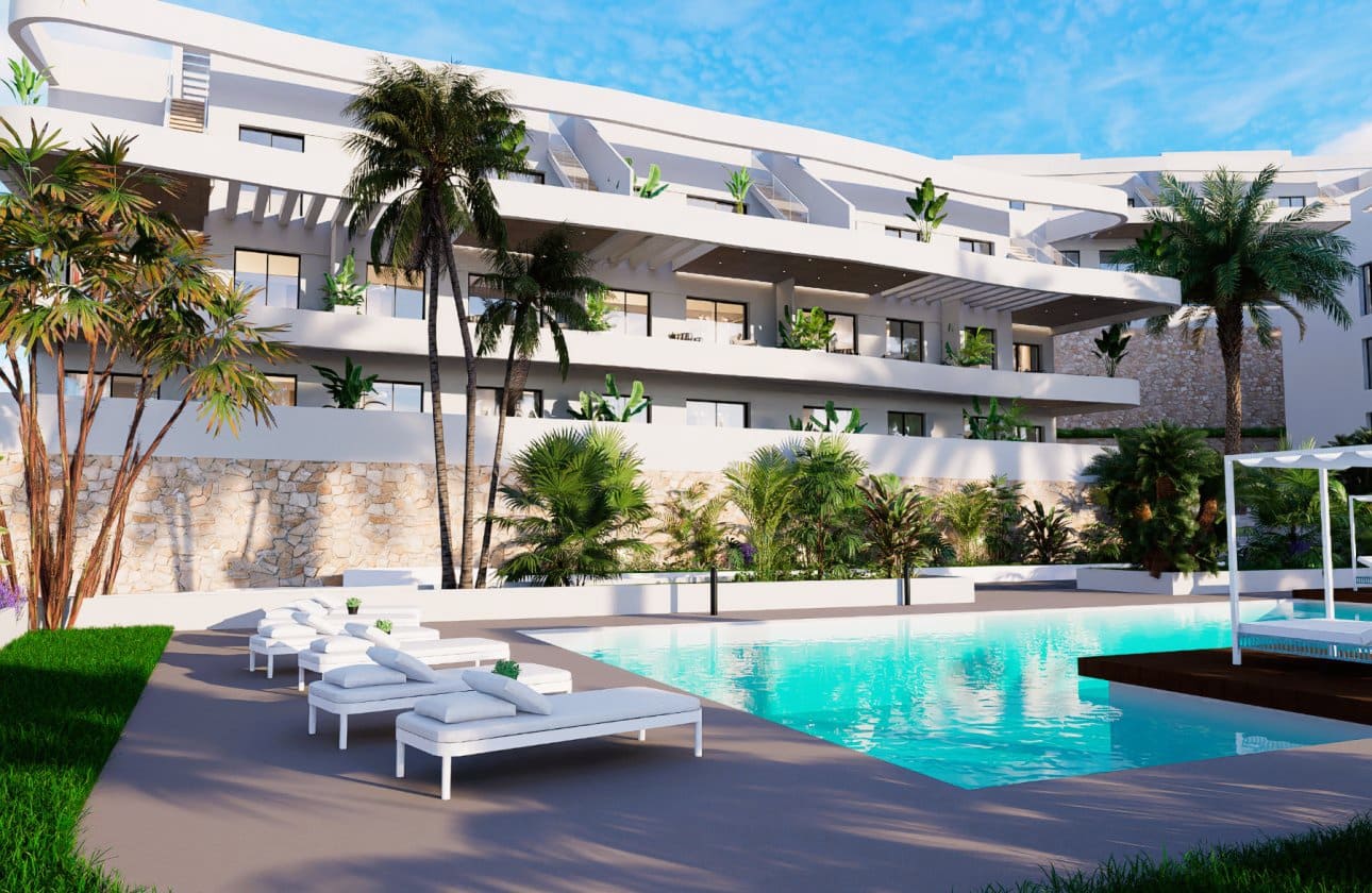 Apartamento de 2 habitaciones en Finestrat en venta con piscina garaje - 352.900 € (Ref: 9731312)