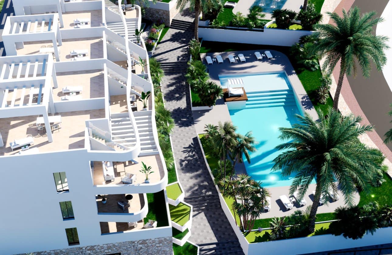 Apartamento de 2 habitaciones en Finestrat en venta con piscina garaje - 352.900 € (Ref: 9731312)