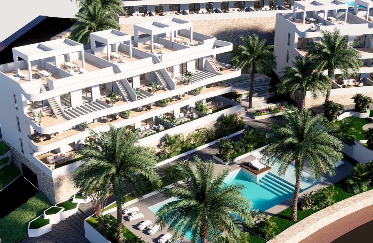 Apartamento de 2 habitaciones en Finestrat en venta con piscina garaje - 352.900 € (Ref: 9731312)