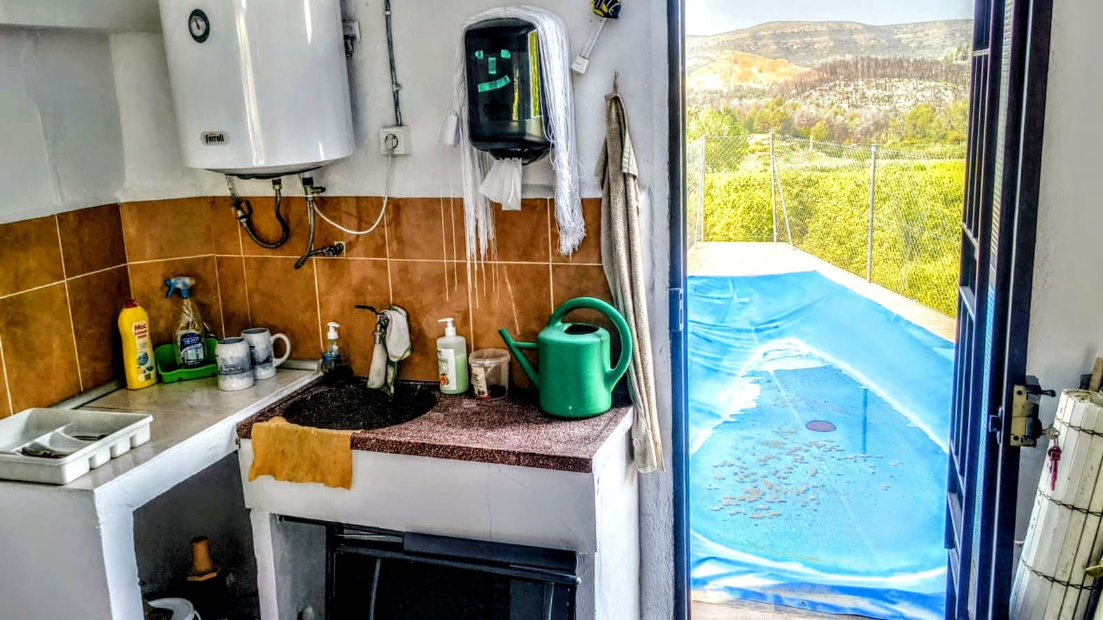 Chalet de 3 habitaciones en Pla de Corrals en venta con piscina - 142.000 € (Ref: 9868297)