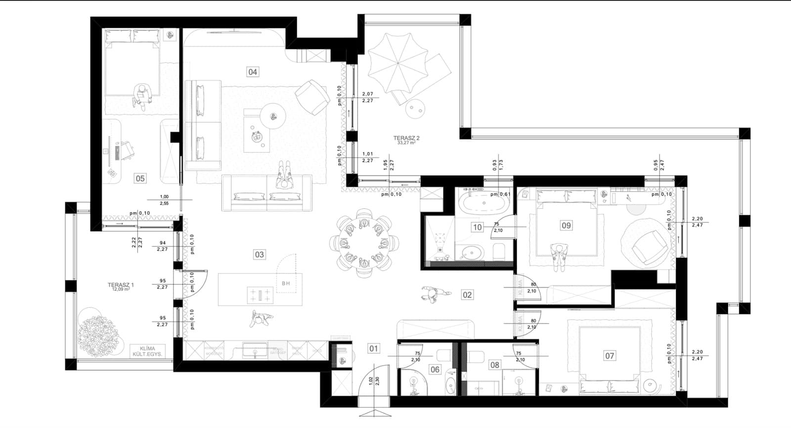 3 soverom Leilighet til salgs i Mijas Costa med svømmebasseng garasje - € 895 000 (Ref: 10000923)