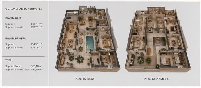 10 chambre Maison de Ville à vendre à Consell avec piscine - 600 000 € (Ref: 10004715)