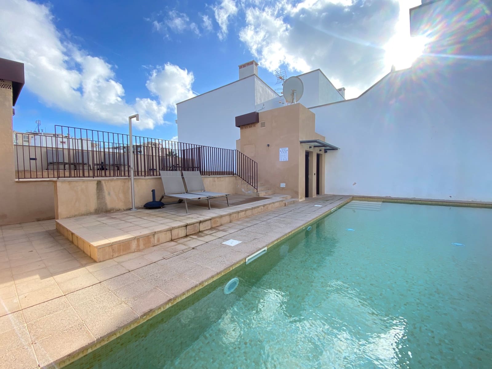 2 sovrum Lägenhet att hyra i Palma de Mallorca med pool - 2 000 € (Ref: 10012617)