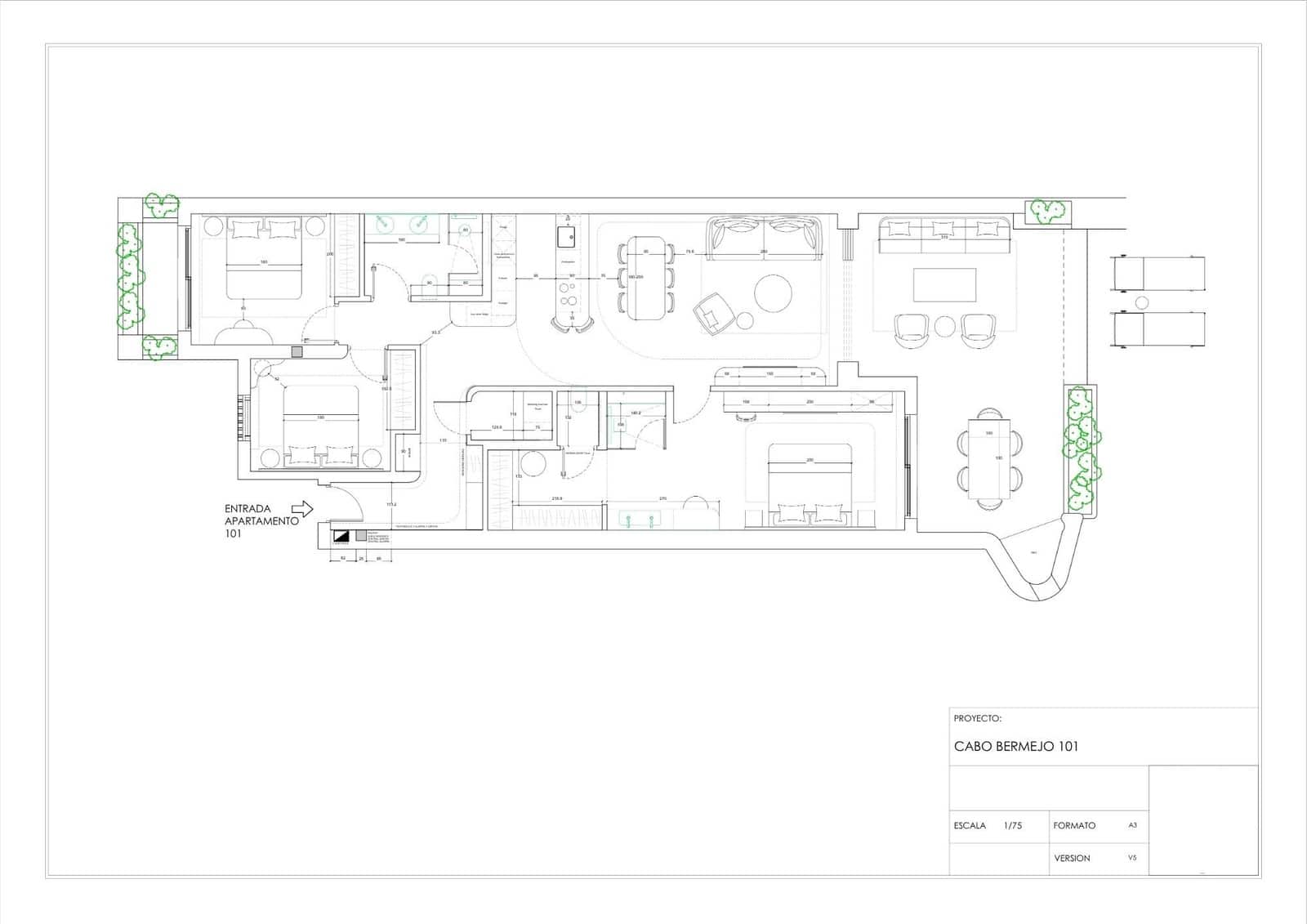 Apartamento de 3 habitaciones en Estepona en venta con piscina garaje - 2.695.000 € (Ref: 10035803)