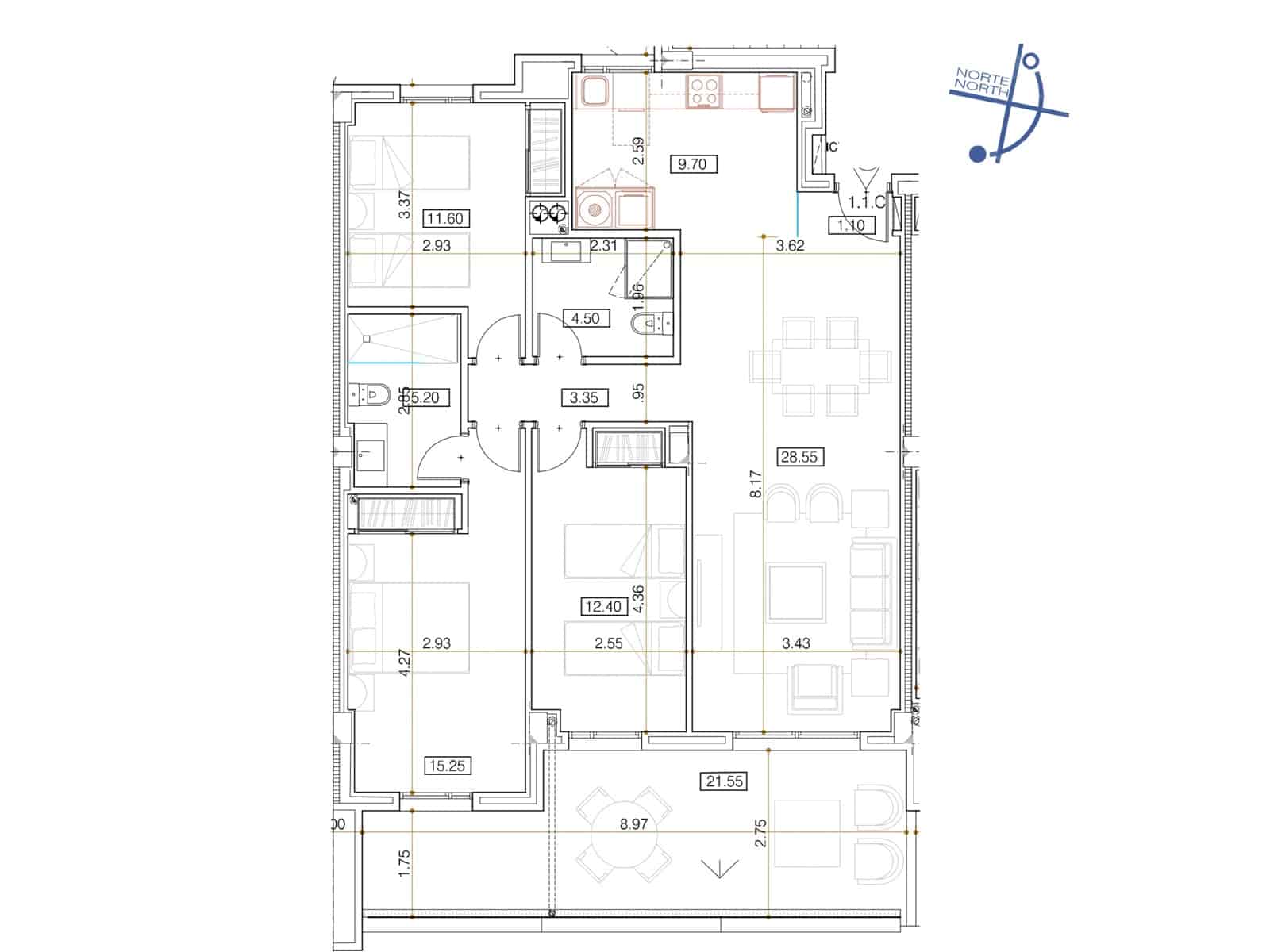 3 chambre Appartement à vendre à San Pedro de Alcantara avec piscine garage - 690 000 € (Ref: 10101121)