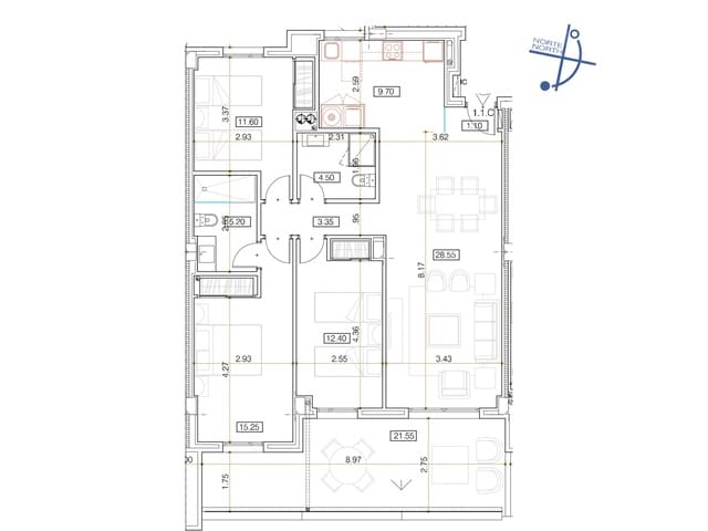 3 chambre Appartement à vendre à Nueva Alcántara, Marbella avec piscine garage - 690 000 € (Ref: 10101121)