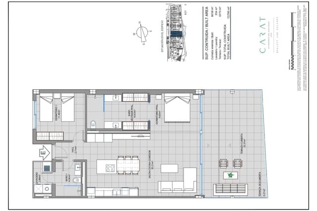 2 makuuhuone Huoneisto myytävänä paikassa Las Gaviotas  - Carvajal, Fuengirola mukana uima-altaan 
autotalli - 994 000 € (Ref: 10127311)