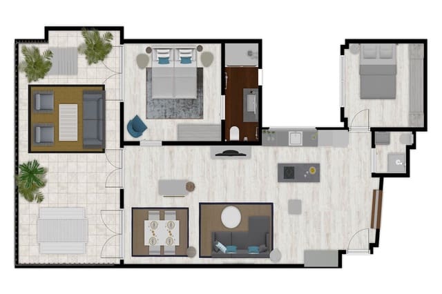 2 Zimmer Penthouse zu verkaufen in La Victoria, Málaga Stadt - 775.000 € (Ref: 10141502)
