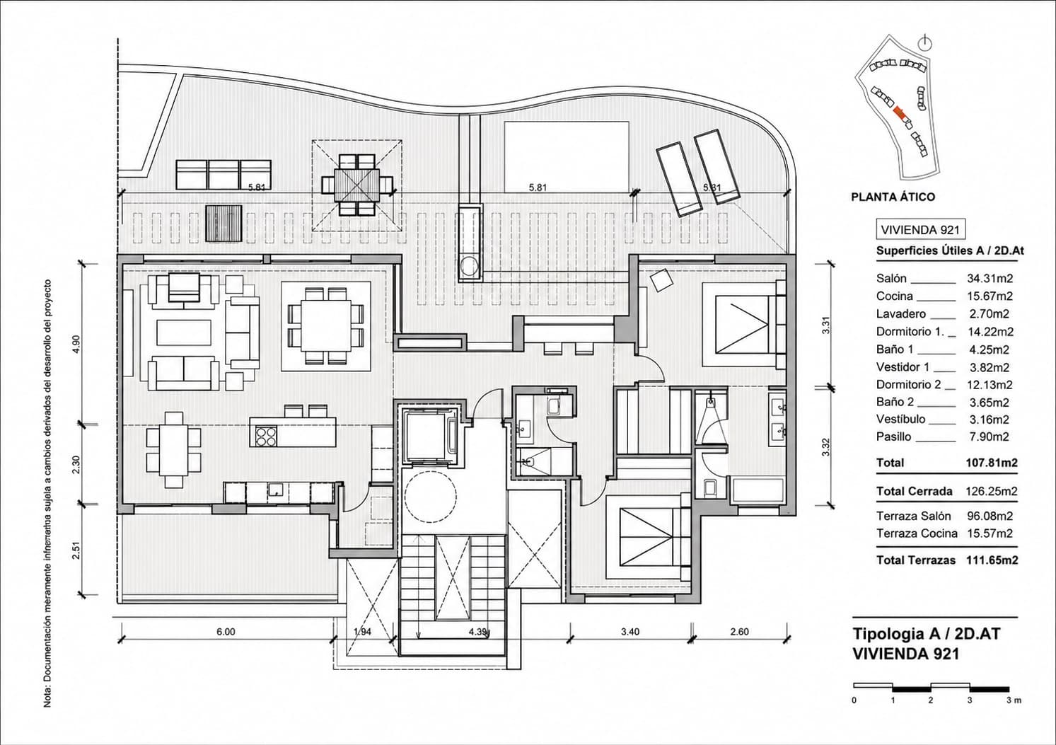 2 sovrum Takvåning till salu i Fuengirola med pool garage - 1 010 000 € (Ref: 10141503)