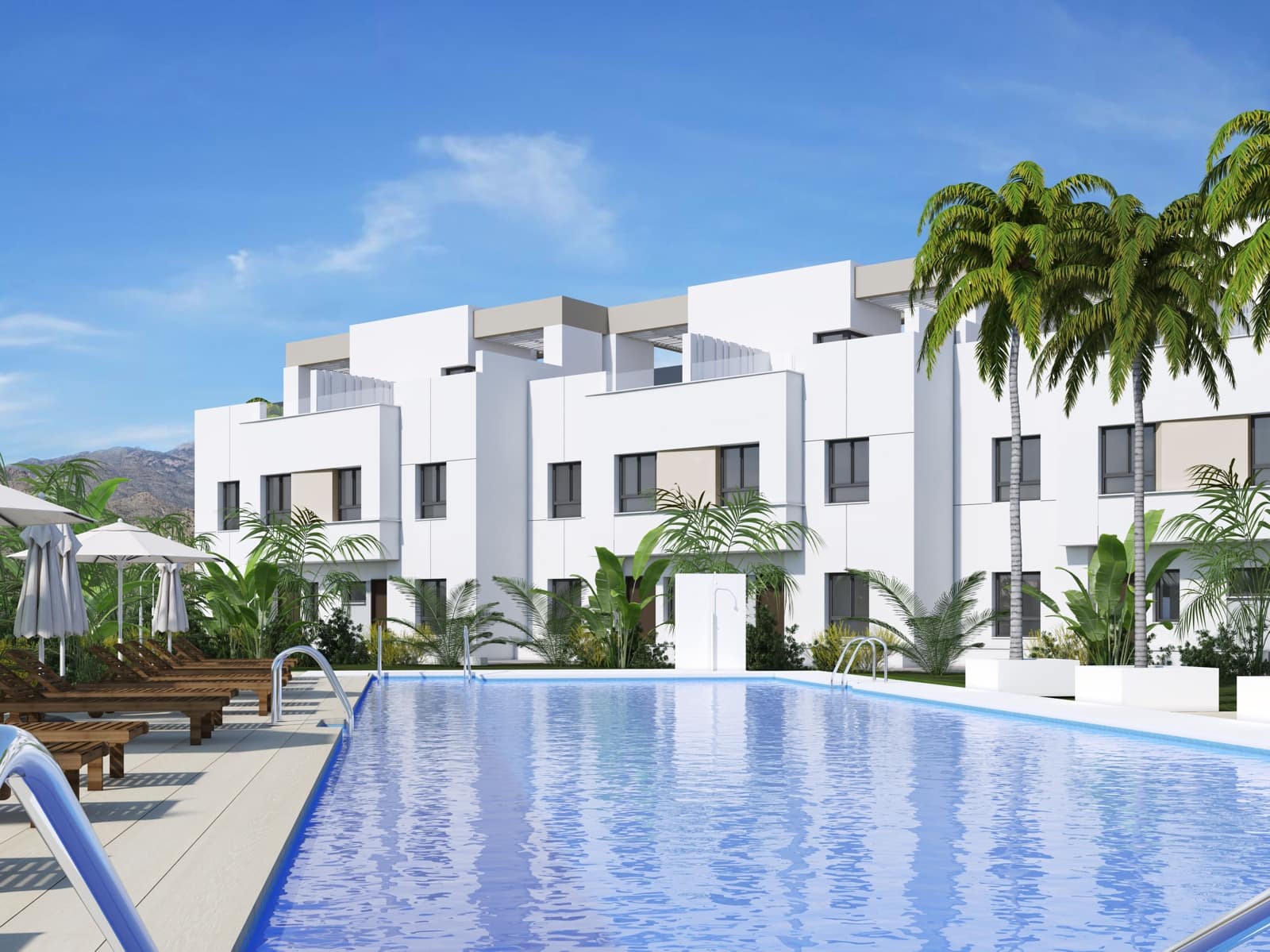 3 soveværelse Byhus til salg i Mijas Costa med swimmingpool - € 563.000 (Ref: 6606471)