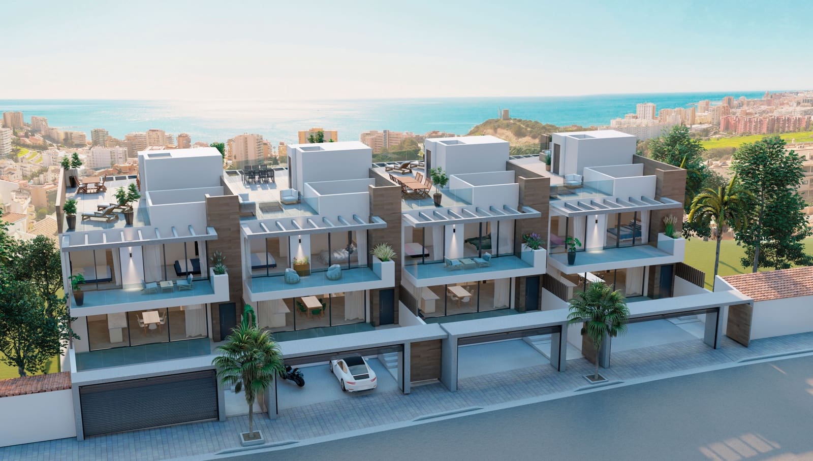 4 soveværelse Semi-Rækkehus til salg i Fuengirola med swimmingpool - € 1.460.000 (Ref: 7030336)