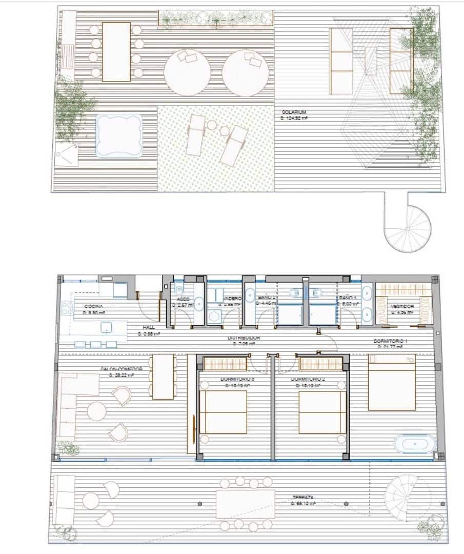 3 soveværelse Penthouse til salg i Benalmadena med swimmingpool - € 1.530.000 (Ref: 7168917)