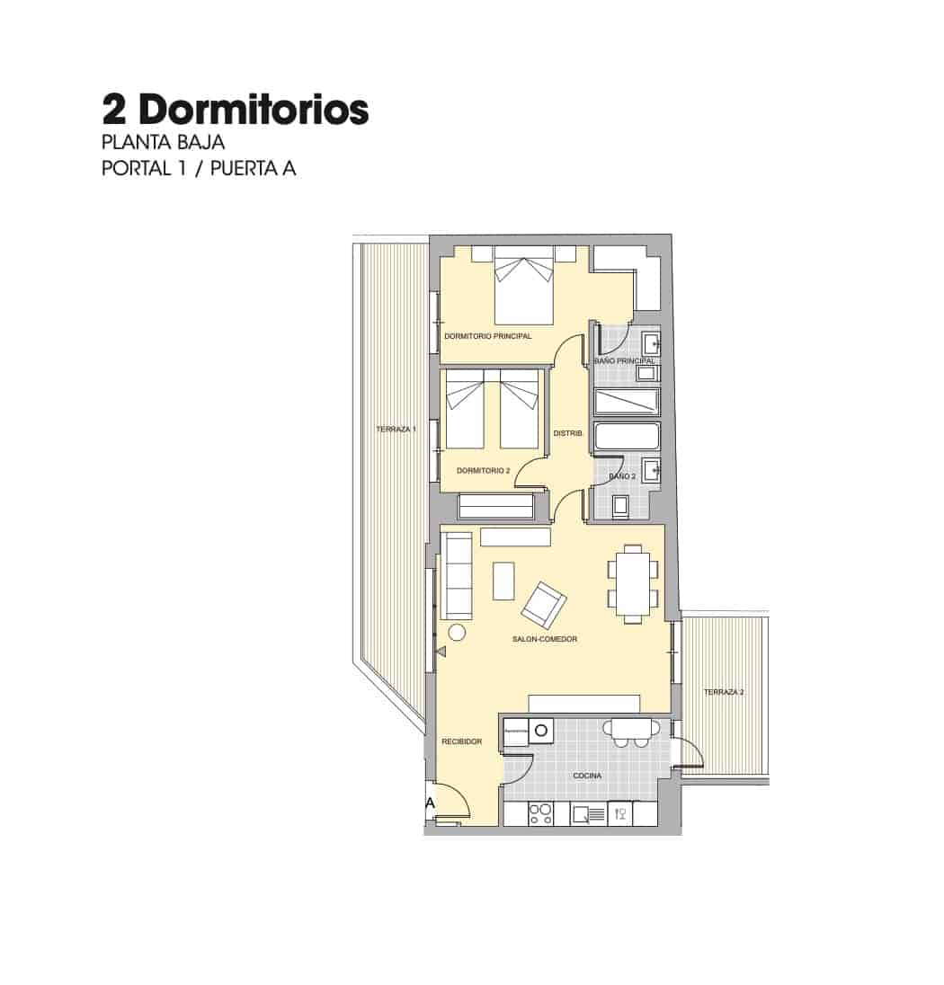 2 soveværelse Lejlighed til salg i Malaga by med swimmingpool - € 394.000 (Ref: 7790316)