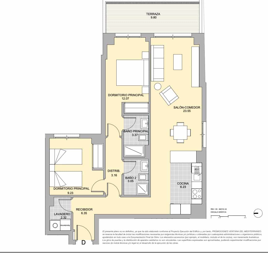 2 soveværelse Lejlighed til salg i Malaga by med swimmingpool - € 475.000 (Ref: 7790317)