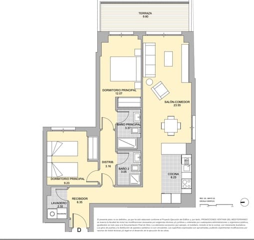 Apartamento de 2 habitaciones en La Trinidad, Málaga ciudad en venta con piscina - 475.000 € (Ref: 7790317)