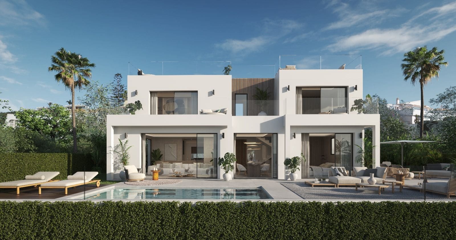 Chalet de 3 habitaciones en Mijas Costa en venta con piscina - 1.690.000 € (Ref: 7889950)
