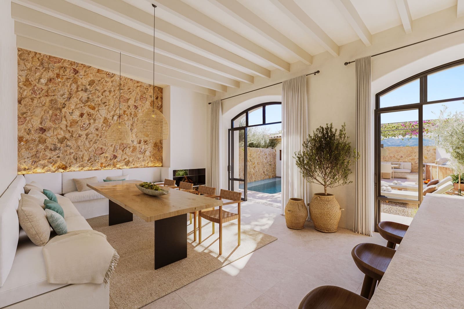 3 soveværelse Byhus til salg i Santa Maria del Cami med swimmingpool - € 2.150.000 (Ref: 8071706)