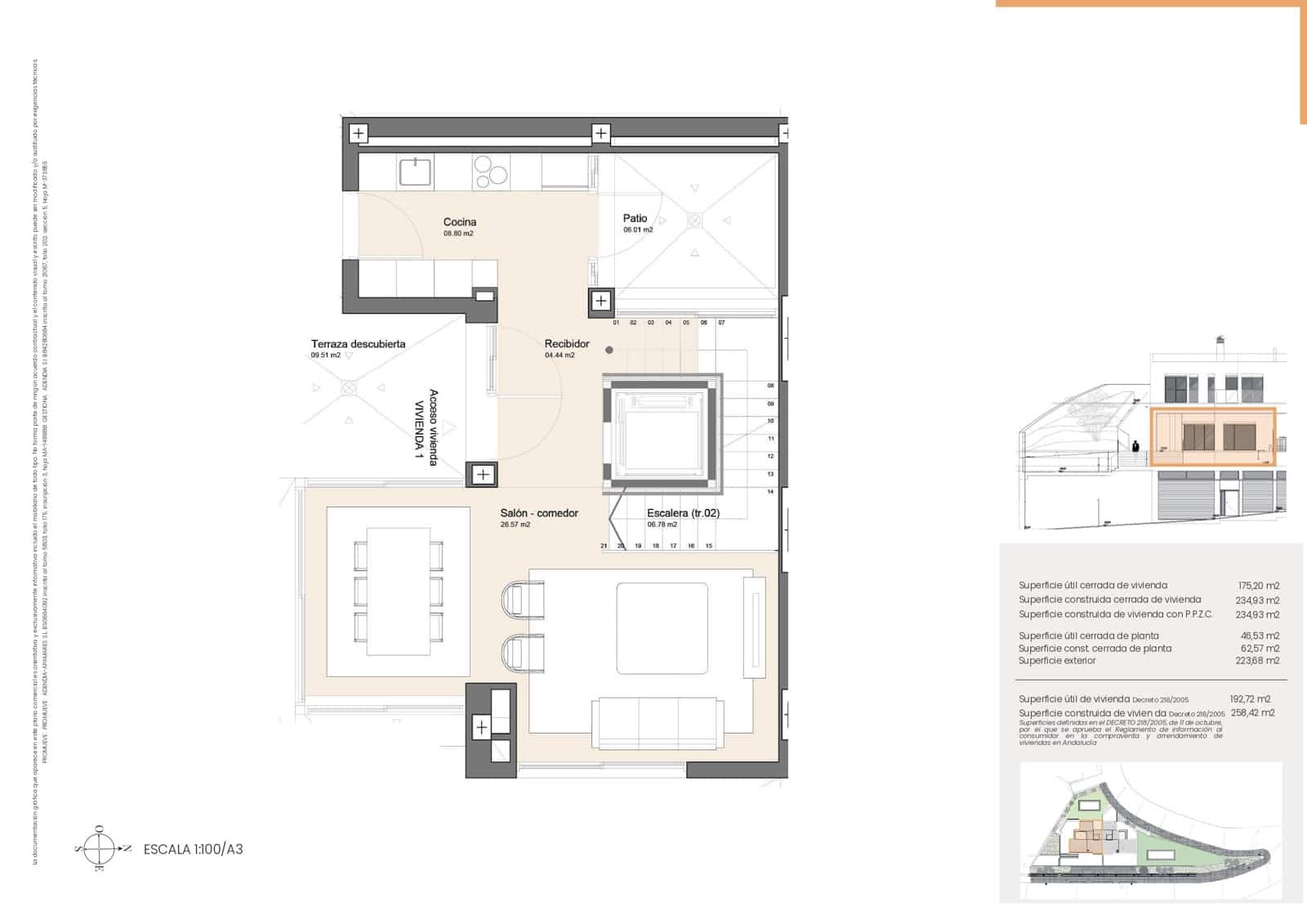 3 soverom Kjedet enebolig til salgs i Malaga by med svømmebasseng - € 1 650 000 (Ref: 8137978)