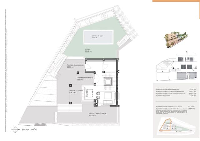 3 makuuhuone Paritalo myytävänä paikassa El Limonar, Málaga kaupunki mukana uima-altaan - 1 650 000 € (Ref: 8137978)