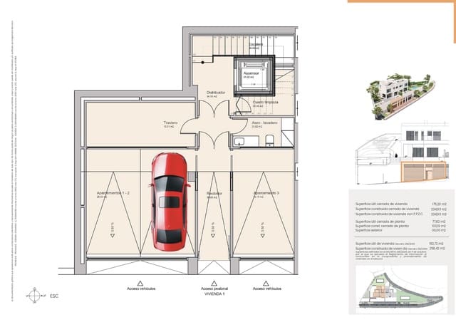 3 makuuhuone Paritalo myytävänä paikassa El Limonar, Málaga kaupunki mukana uima-altaan - 1 650 000 € (Ref: 8137978)