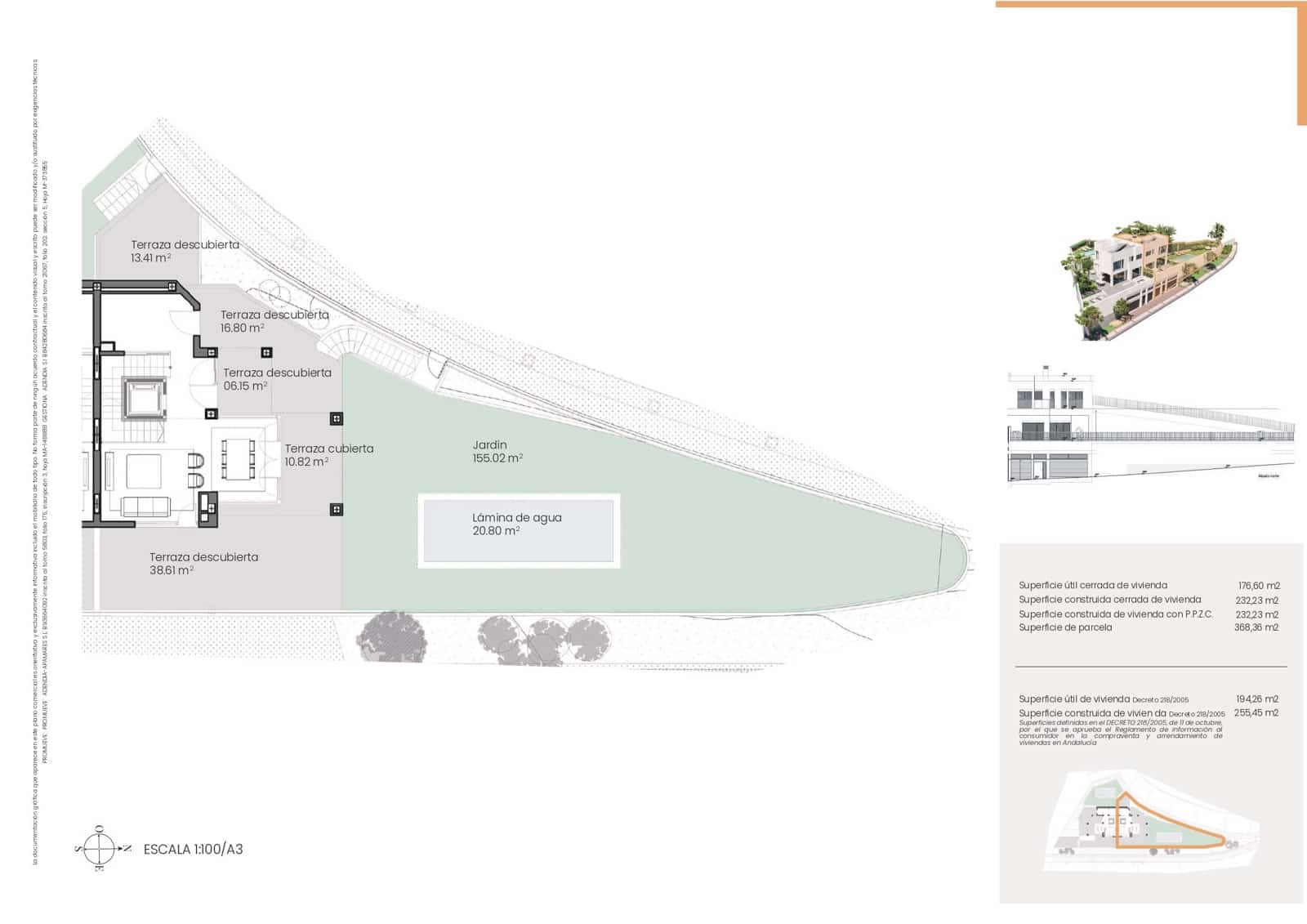 3 soveværelse Semi-Rækkehus til salg i Malaga by med swimmingpool - € 1.650.000 (Ref: 8141978)